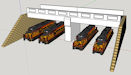 Download the .stl file and 3D Print your own Overpass HO scale model for your model train set.