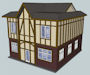 Download the .stl file and 3D Print your own British Pub HO scale model for your model train set.