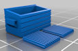 Download the .stl file and 3D Print your own Dumpster N scale model for your model train set.