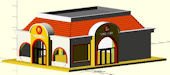 Download the .stl file and 3D Print your own Taco Bell N scale model for your model train set.