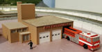 Download the .stl file and 3D Print your own Fire Station No 4 N scale model for your model train set from www.krafttrains.com.