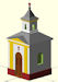 Download the .stl file and 3D Print your own Village Chapel N scale model for your model train set from www.krafttrains.com.