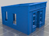 Download the .stl file and 3D Print your own Building Fronts N scale model for your model train set from www.krafttrains.com.