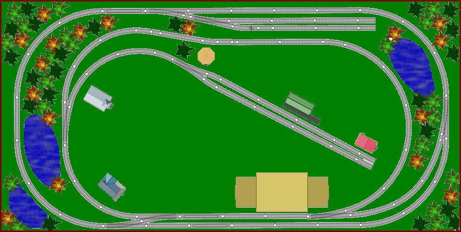4x8 model railroad track plans