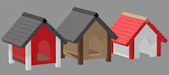 Download the .stl file and 3D Print your own Dog House HO scale model for your model train set.