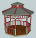 Download the .stl file and 3D Print your own Gazebo HO scale model for your model train set.