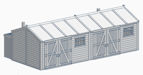Download the .stl file and 3D Print your own Lock up Store Sheds HO scale model for your model train set.