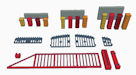 Download the .stl file and 3D Print your own Mauer Wall Fence & Gate HO scale model for your model train set.