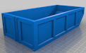 Download the .stl file and 3D Print your own Industrial Trash Bin HO scale model for your model train set.
