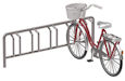Download the .stl file and 3D Print your own Bicycle Rack HO scale model for your model train set.