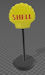 Download the .stl file and 3D Print your own Shell Old Gas Sign HO scale model for your model train set.