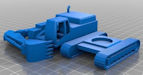 Download the .stl file and 3D Print your own Excavator HO scale model for your model train set.