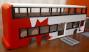 Download the .stl file and 3D Print your own Double Decker City Bus HO scale model for your model train set.