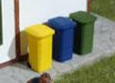 Download the .stl file and 3D Print your own Garbage Bin HO scale model for your model train set.