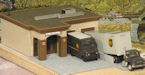 Download the .stl file and 3D Print your own UPS Store HO scale model for your model train set.