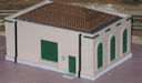 Download the .stl file and 3D Print your own Post Office HO scale model for your model train set.