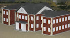 Download the .stl file and 3D Print your own School HO scale model for your model train set.