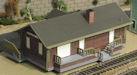Download the .stl file and 3D Print your own Small Station HO scale model for your model train set.