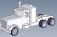 Download the .stl file and 3D Print your own Transport Truck
10 wheel With Sleeper HO scale model for your model train set.