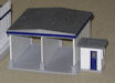 Download the .stl file and 3D Print your own Car Wash HO scale model for your model train set.