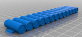 Download the .stl file and 3D Print your own Chlorine Cannisters HO scale model for your model train set.