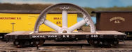 Download the .stl file and 3D Print your own Half Flywheel - Flatcar Load HO scale model for your model train set.