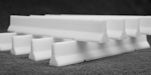 Download the .stl file and 3D Print your own Jersey Barrier HO scale model for your model train set.
