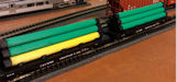Download the .stl file and 3D Print your own Pipe Load - Flatcar Load HO scale model for your model train set.