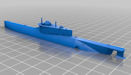 Download the .stl file and 3D Print your own Seehund Mini Submarine HO scale model for your model train set.