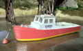 Download the .stl file and 3D Print your own Tugboat HO scale model for your model train set.