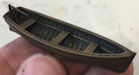 Download the .stl file and 3D Print your own Wooden Clinker Boat HO scale model for your model train set.