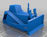 Download the .stl file and 3D Print your own Bulldozer N scale model for your model train set.