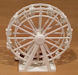 Download the .stl file and 3D Print your own Ferris Wheel N scale model for your model train set.