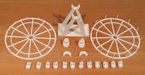 Download the .stl file and 3D Print your own Ferris Wheel N scale model for your model train set.