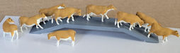 Download the .stl file and 3D Print your own Cows N scale model for your model train set.