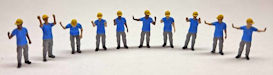 Download the .stl file and 3D Print your own Construction Workers Hand Signals N scale model for your model train set.