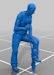 Download the .stl file and 3D Print your own Workers N scale model for your model train set.