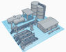 Download the .stl file and 3D Print your own Oil Industry Parts N scale model for your model train set.