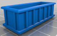 Download the .stl file and 3D Print your own Rolloff Dumpster N scale model for your model train set.