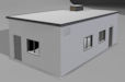 Download the .stl file and 3D Print your own Small Industry Office N scale model for your model train set.