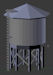Download the .stl file and 3D Print your own Water Tower N scale model for your model train set.