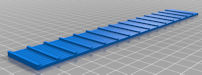 Download the .stl file and 3D Print your own Pier Walls N scale model for your model train set.