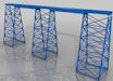 Download the .stl file and 3D Print your own Train Viaduct N scale model for your model train set.