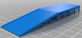 Download the .stl file and 3D Print your own Loading Ramp N scale model for your model train set.