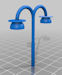 Download the .stl file and 3D Print your own Street Light N scale model for your model train set.