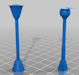 Download the .stl file and 3D Print your own Street Light N scale model for your model train set.