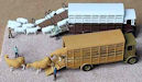 Download the .stl file and 3D Print your own Livestock Carrier N scale model for your model train set from www.krafttrains.com.