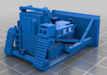 Download the .stl file and 3D Print your own Bulldoser N scale model for your model train set.