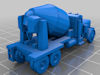 Download the .stl file and 3D Print your own Cement Mixer N scale model for your model train set.