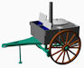 Download the .stl file and 3D Print your own Fieldkitchen N scale model for your model train set.